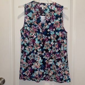 Maurice’s women’s floral sleeveless blouse
